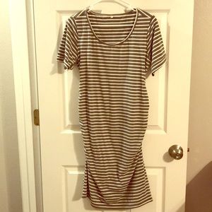 Maternity Striped Dress